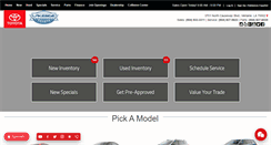 Desktop Screenshot of lakesidetoyota.com