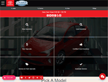 Tablet Screenshot of lakesidetoyota.com